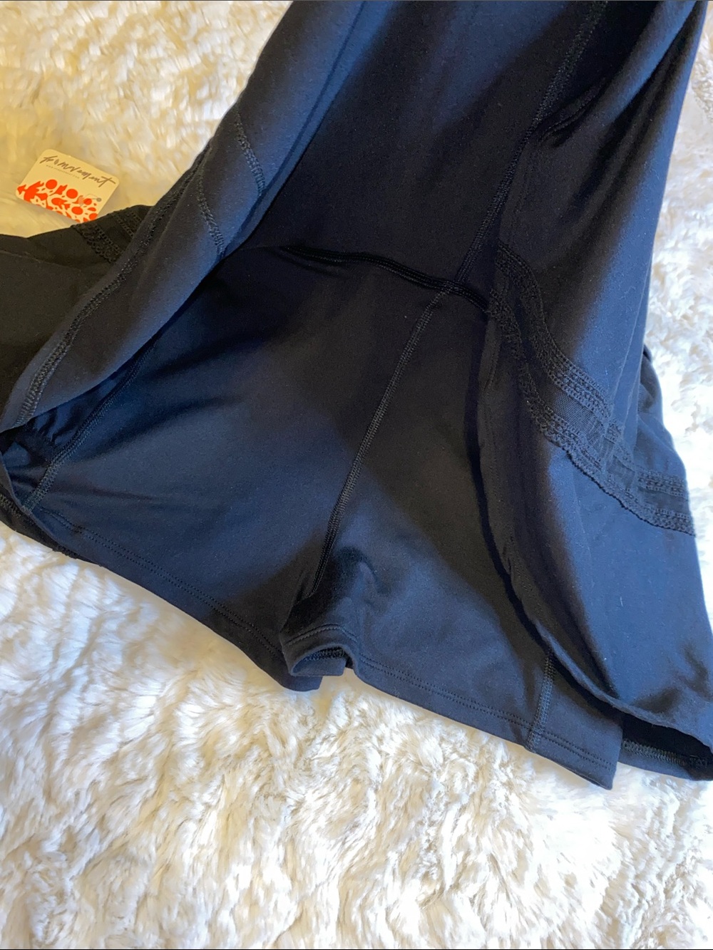 Free People Black Athletic Skort with Built-In Shorts - Picture 7 of 9